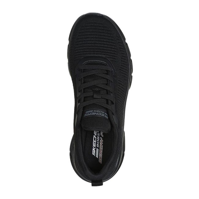 Γυναικεία sneakers SKECHERS 117385/BBBK BOBS B FLEX HI-FLYING HI BLACK μαύρο