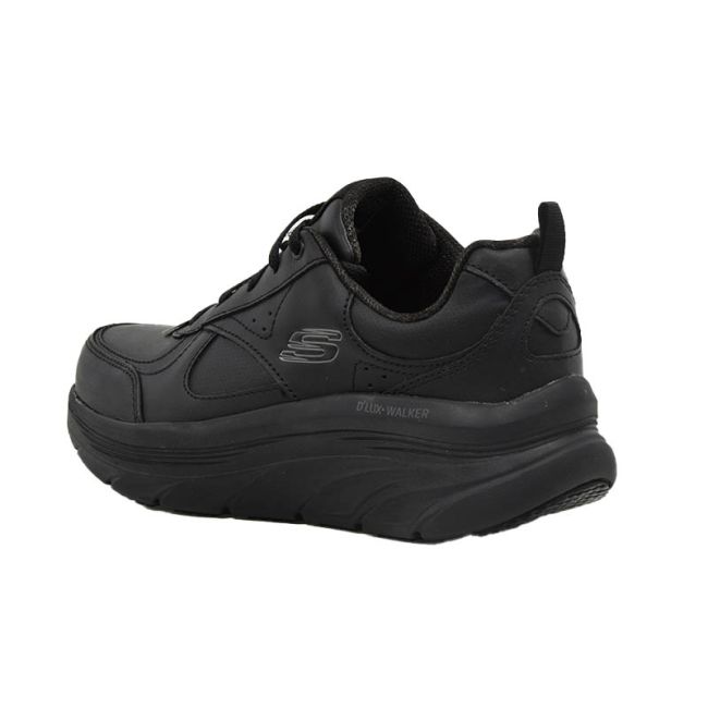 Γυναικεία sneakers SKECHERS 149312/BBK D'LUX WALKER-TIMELESS PATH BLACK μαύρο δέρμα