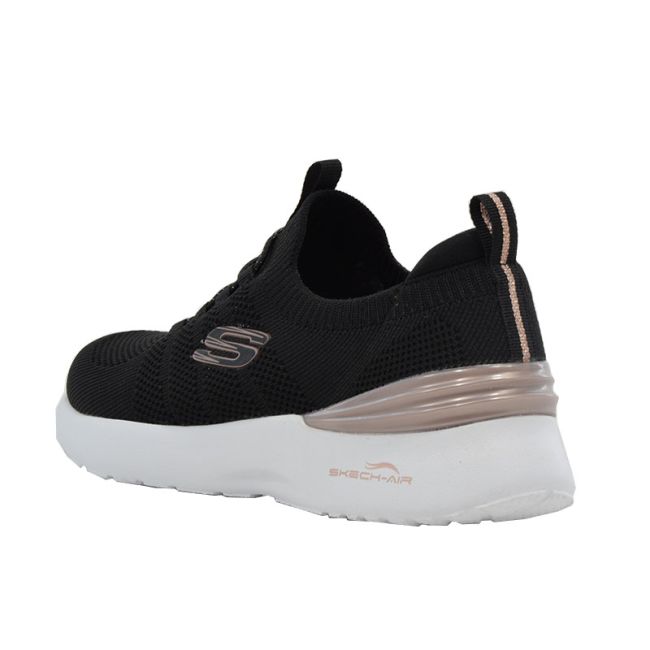 Γυναικεία sneakers SKECHERS 149754/BKRG SKECH-AIR DYNAMIGHT-PERFECT STEPS BLACK/ROSE GOLD Μαύρο