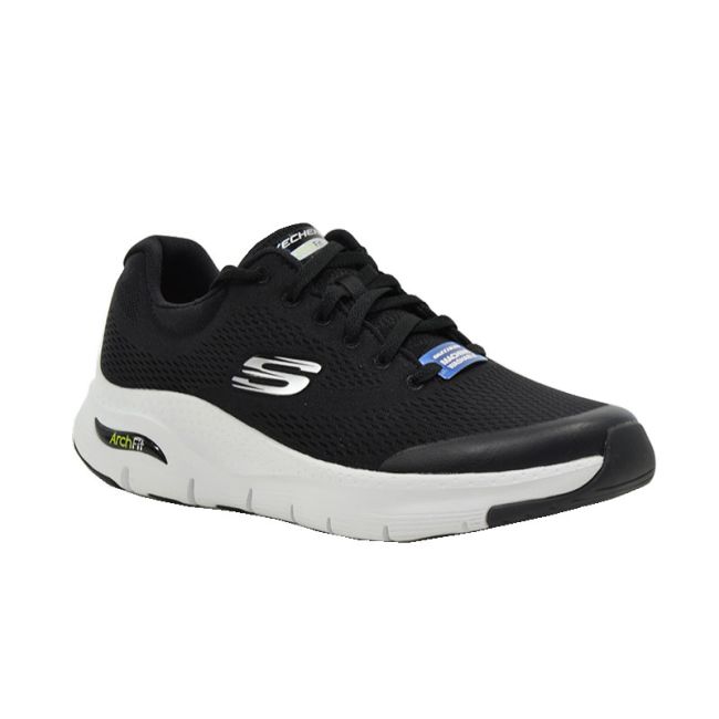 Ανδρικά sneakers SKECHERS 232040/BKW ARCH FIT BLACK/WHITE μαύρο