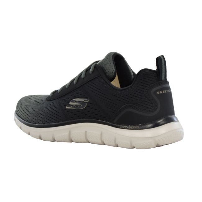 Ανδρικά sneakers SKECHERS 232399/OLBK TRACK-RIPKENT OLIVE/BLK λαδί/μαύρο