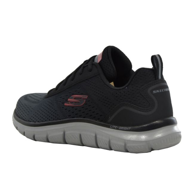 Ανδρικά sneakers SKECHERS 232399/BKCC TRACK-RIPKENT BLACK/CHARCOAL μαύρο/γκρι