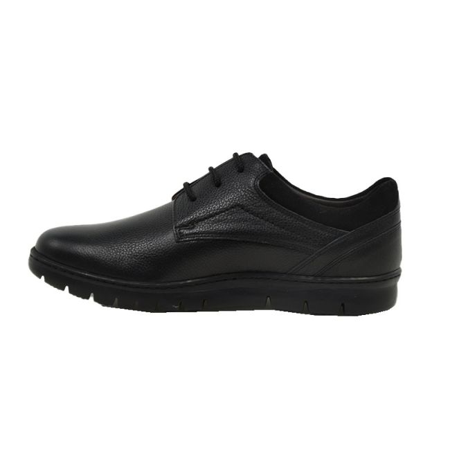 Ανδρικά παπούτσια Softies 6197 μαύρο δέρμα