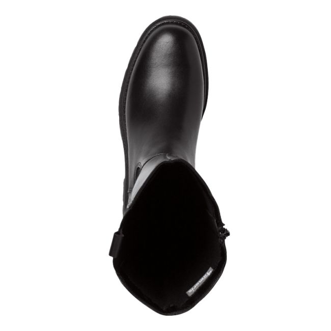 Γυναικείες μπότες Tamaris 1-25608-41 001 μαύρο δέρμα