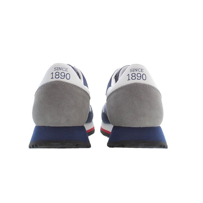 Ανδρικά sneakers U.S.POLO ASSN CLEEF001A-BLU009 NYLON-SUEDE μπλε