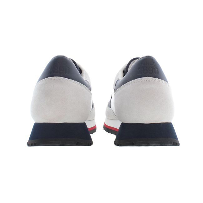 Ανδρικά sneakers U.S.POLO ASSN CLEEF001A-WHI-DBL09 NYLON-SUEDE λευκό