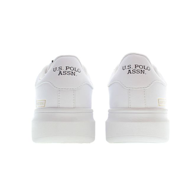 Ανδρικά sneakers U.S.POLO ASSN CODY001-WHI ECO LEATHER λευκό