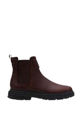 Ανδρικά μποτάκια Clarks Badbury Easy 26183258 καφέ δέρμα