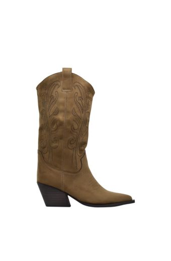 Γυναικείες μπότες Corina M6761 ταμπά suede