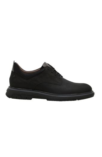 Ανδρικά παπούτσια Damiani 5200 μαύρο δέρμα nubuck