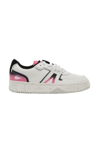 Γυναικεία sneakers Lacoste L001 123 1 SFA WHT/PNK LEATHER 745SFA0031B53 λευκό δέρμα