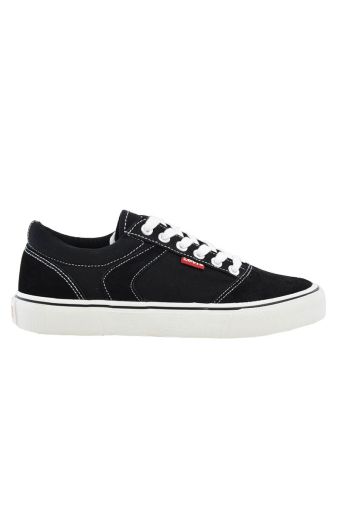 Γυναικεία sneakers LEVI’S PHILADELPHIA/VNYC0003T BLACK 0003 μαύρο δέρμα καστόρι
