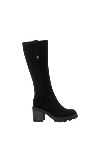 Γυναικείες μπότες REFRESH 172123 μαύρο suede