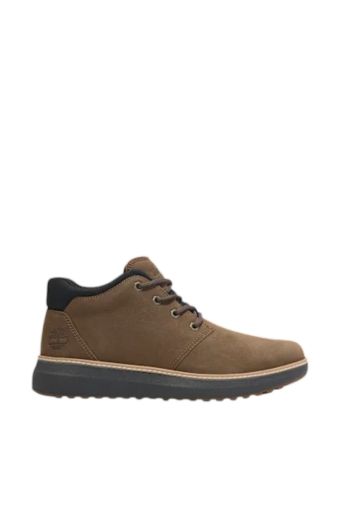 Ανδρικά μποτάκια Timberland TB0A69Q5W07 HUDSON ROAD MID LACE CHUKKA BOOT DARK BROWN NUBUCK καφέ δέρμα nubuck