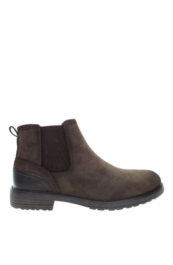 Ανδρικά μποτάκια U.S.POLO ASSN SERGE002-DBR003 PU SYNTH. NUBUCK-TEXTILE καφέ