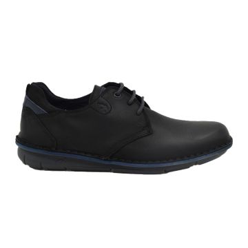 Ανδρικά παπούτσια Fluchos ALFA F0700 μαύρο δέρμα