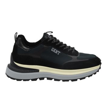 Ανδρικά sneakers GANT CAZIDY 27633206 SUEDE+MESH G00 BLACK μαύρο