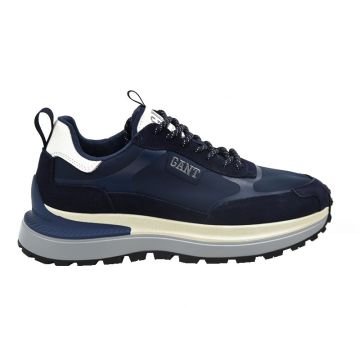 Ανδρικά sneakers GANT CAZIDY 27633206 SUEDE+MESH G613 DARK BLUE μπλε