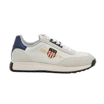 Ανδρικά sneakers GANT GAROLD 26633878 SUEDE+NYLON G29 WHITE λευκό
