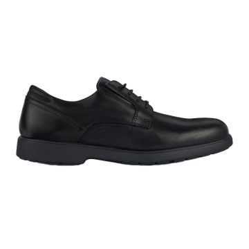 Ανδρικά παπούτσια GEOX U SPHERICA EC11 A–SMO.LEA U35EFA 00043 C9999 BLACK μαύρο δέρμα