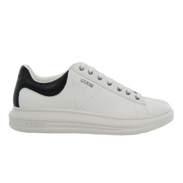 Ανδρικά sneakers GUESS VIBO FM5VIBELE12-WHBLK λευκό δέρμα