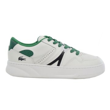 Ανδρικά sneakers Lacoste L005 222 1 SMA WHT/GRN LEATHER 744SMA0117082 λευκό δέρμα