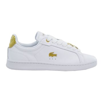 Γυναικεία sneakers Lacoste CARNABY PRO 123 5 SFA WHT/GLD LEATHER 745SFA0055216 λευκό/χρυσό δέρμα