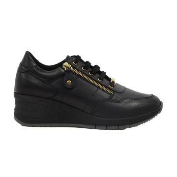 Γυναικεία Sneakers Ragazza 0322 μαύρο δέρμα