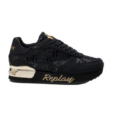 Γυναικεία sneakers REPLAY RS630106T PENNY RBJ 0003-BLACK μαύρο