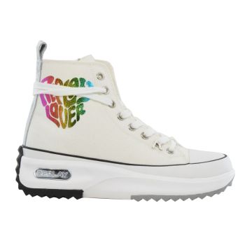 Γυναικεία sneakers REPLAY RV1H0015T AQUA LOVER 0061-WHITE λευκό