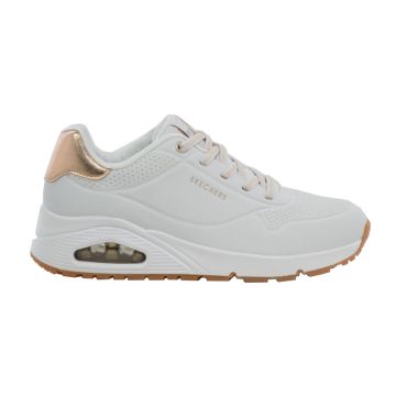 Γυναικεία sneakers SKECHERS 155196/WHT UNO-SHIMMER AWAY WHITE λευκό