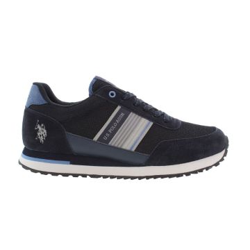 Ανδρικά sneakers U.S.POLO ASSN XIRIO009 DBL001 ECO LEATHER NUBUCK μπλε