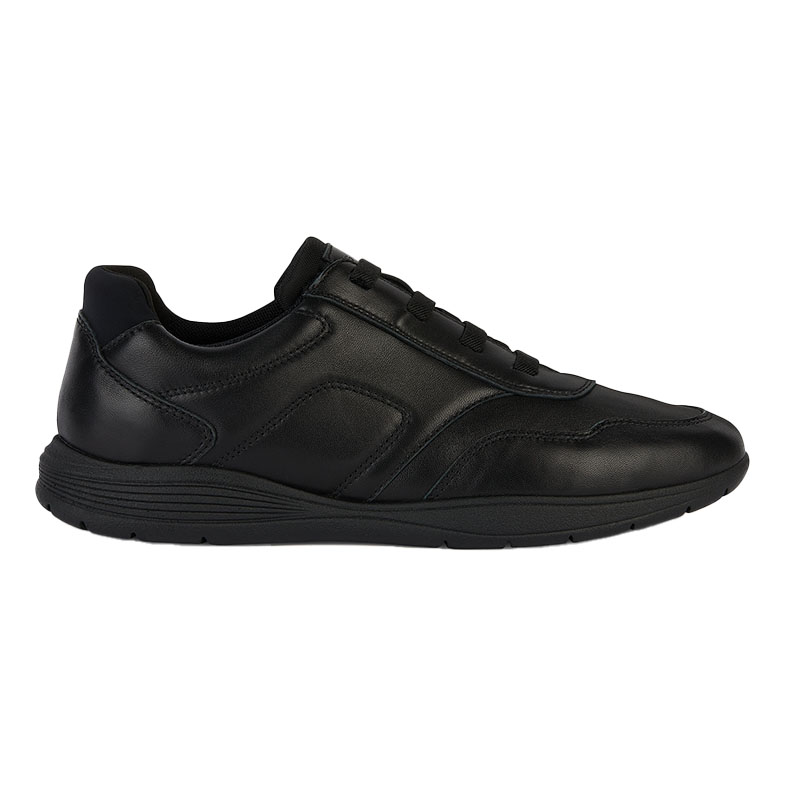 Ανδρικά sneakers GEOX U SPHERICA EC2 E-SHEEP LEA U45BXE 000LM C9999 μαύρο δέρμα Ανδρικά >Κατηγορίες>Ανδρικά Sneakers