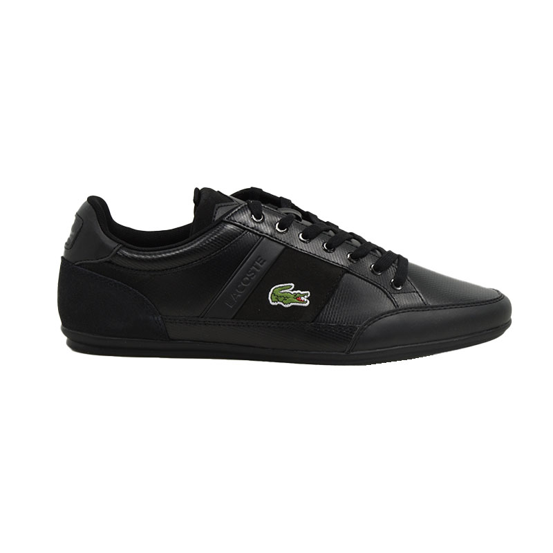 Ανδρικά sneakers Lacoste CHAYMON BL 22 2 CMA BLK/BLK 743CMA003502H LEATHER μαύρο δέρμα Ανδρικά >Κατηγορίες>Ανδρικά Sneakers