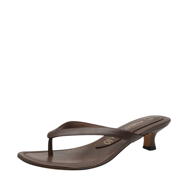 Γυναικεία mules Marco Tozzi 2-27210-46 317 καφέ δέρμα