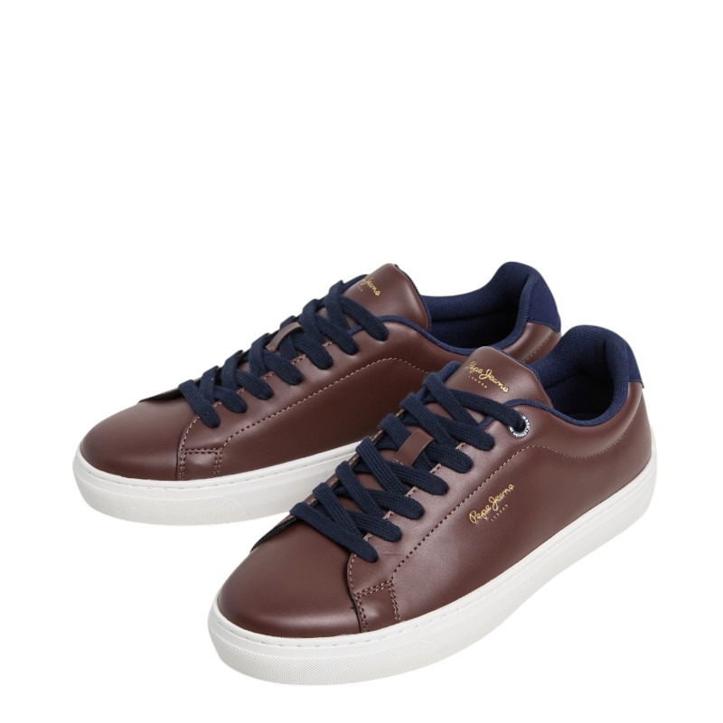 Ανδρικά Sneakers Pepe Jeans PMS000062 898 CAMDEN MODE M 898DARK BROWN καφέ