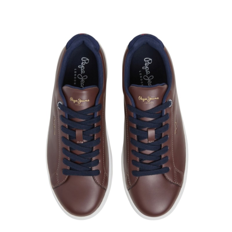 Ανδρικά Sneakers Pepe Jeans PMS000062 898 CAMDEN MODE M 898DARK BROWN καφέ