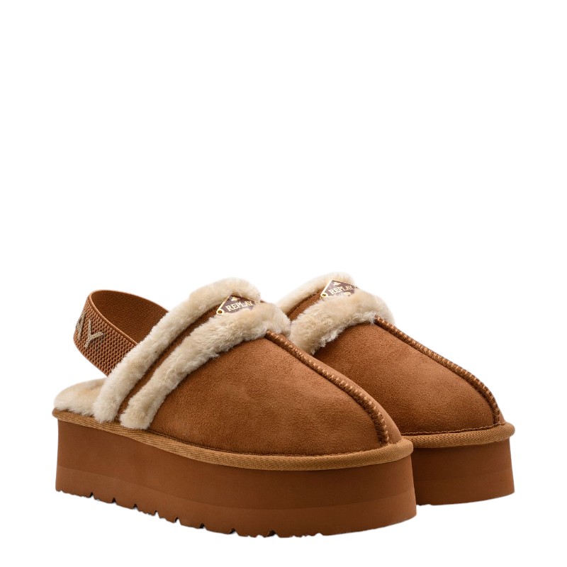 Γυναικεία mules Replay GWF5A.000.C0202T CHIC VIBE C08E BROWN ταμπά