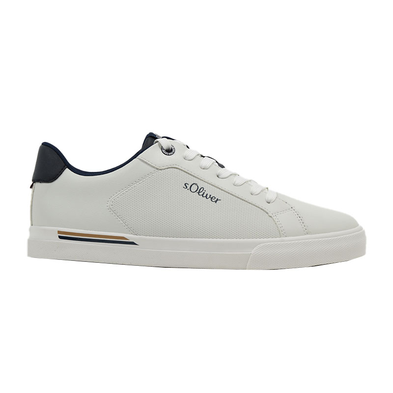 Ανδρικά sneakers s.Oliver 5-13630-42 100 WHITE λευκό Ανδρικά >Κατηγορίες>Ανδρικά Sneakers